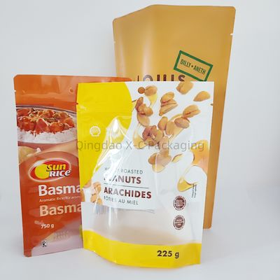 주문 BPA가 없는 서 있는 Ziplock Bag 친환경 Ziplock 서 있는 재사용식품 가방 online manufacture