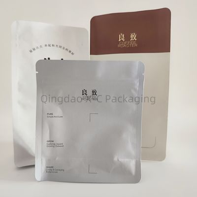 주문 밸브와 지퍼 커피 포장 가방과 함께 주문 인쇄 8 측면 밀폐 가방 online manufacture
