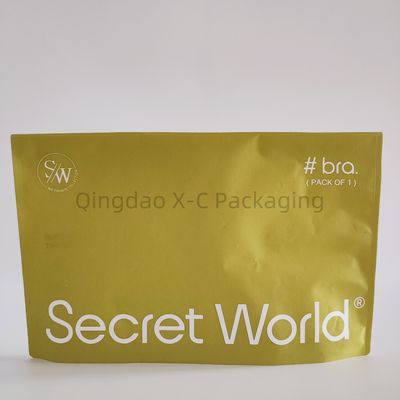 주문 크래프트 종이 포장 봉지 버튼 임시 플라스틱 접착 표면으로 밀폐 online manufacture