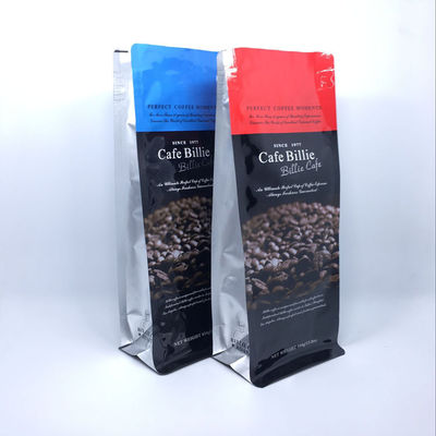 주문 강화된 지프 잠금 다시 닫을 수 있는 평면 바닥 가방 커피와 견과류 QC 100% 검사 online manufacture