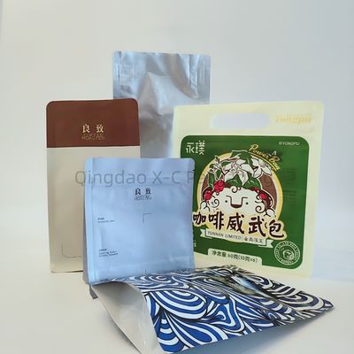 맞춤형 8면 봉인 가방 인기 식품 등급 정면 바닥 포장 가방