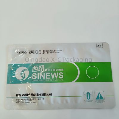 맞춤 인쇄 3 면 밀봉 가방 재 닫을 수 있는 포지 알루미늄 엽 Mylar 의약품